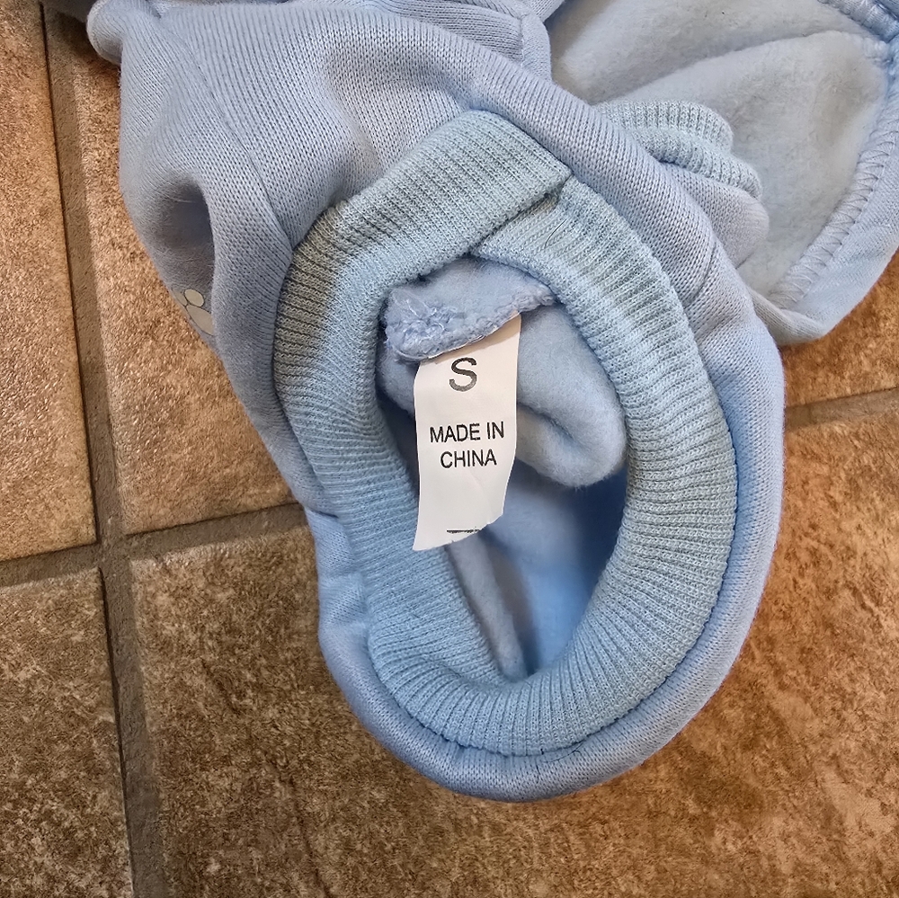 Light Blue | ADIDOG | Dog Hoodie - Picture 4 of 4